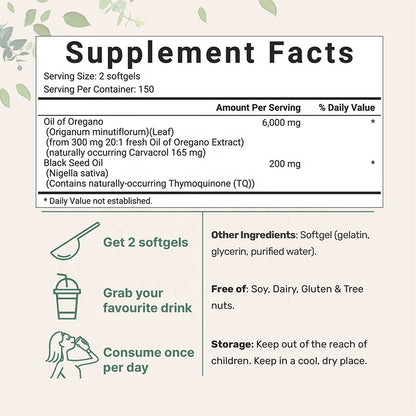 Oregano Oil – Natural Immune & Digestive Support | 100% Pure Formula